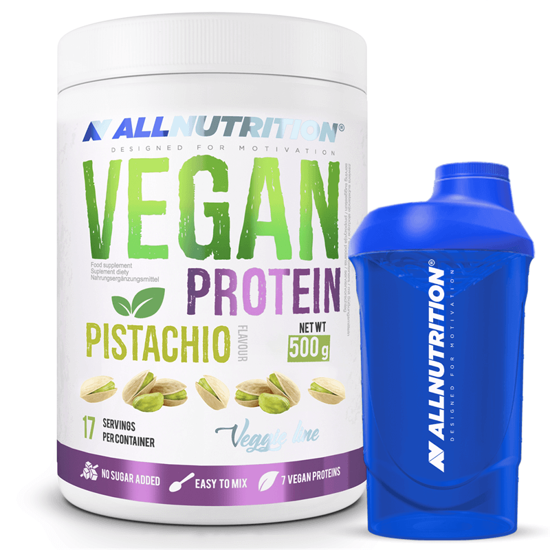 ALLNUTRITION VEGAN PROTEIN 500G + SHAKER