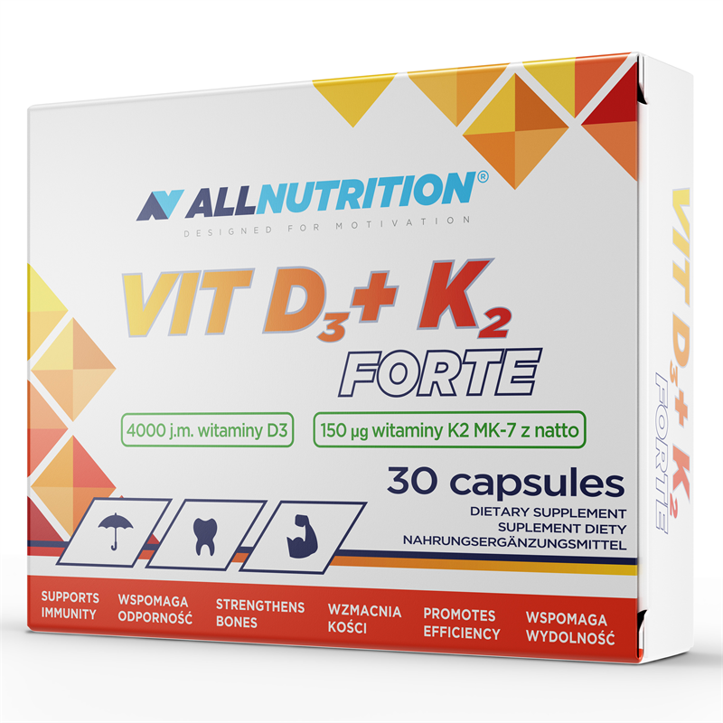 ALLNUTRITION Vit D3 + K2 Forte