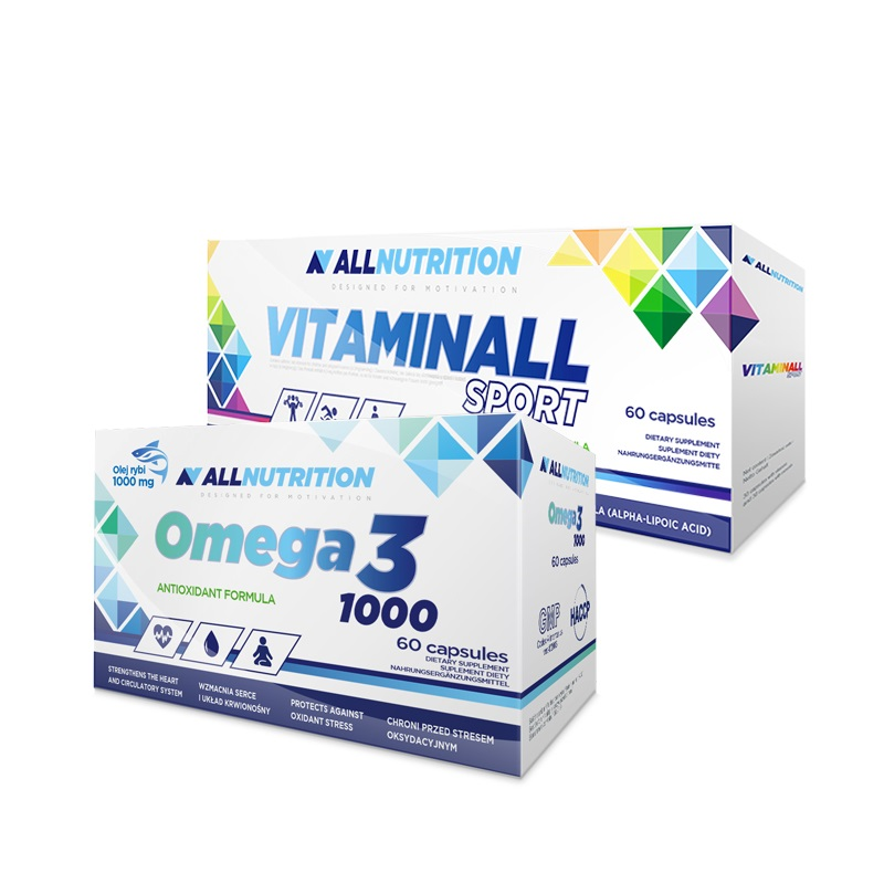 ALLNUTRITION Vitaminall Sport + Omega 3 1000