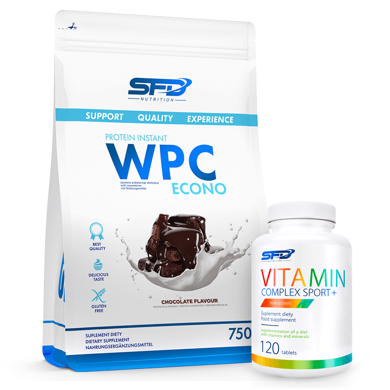 SFD NUTRITION WPC Econo 750g + Vitamin Complex Sport 120tab