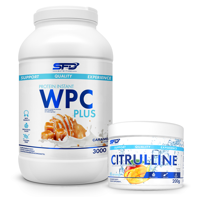 SFD NUTRITION Wpc Protein Plus Limited 3000g + Citrulline 200g GRATIS