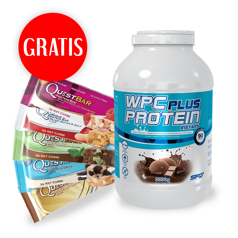 SFD NUTRITION Wpc Protein Plus Limited + 5x Quest Bar