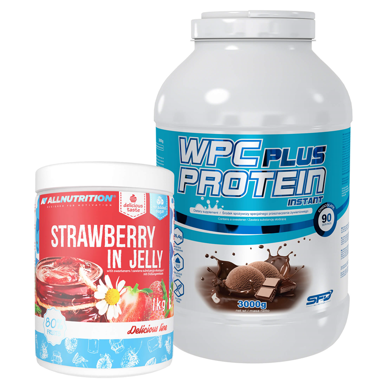 SFD NUTRITION Wpc Protein Plus Limited + Strawberry In Jelly