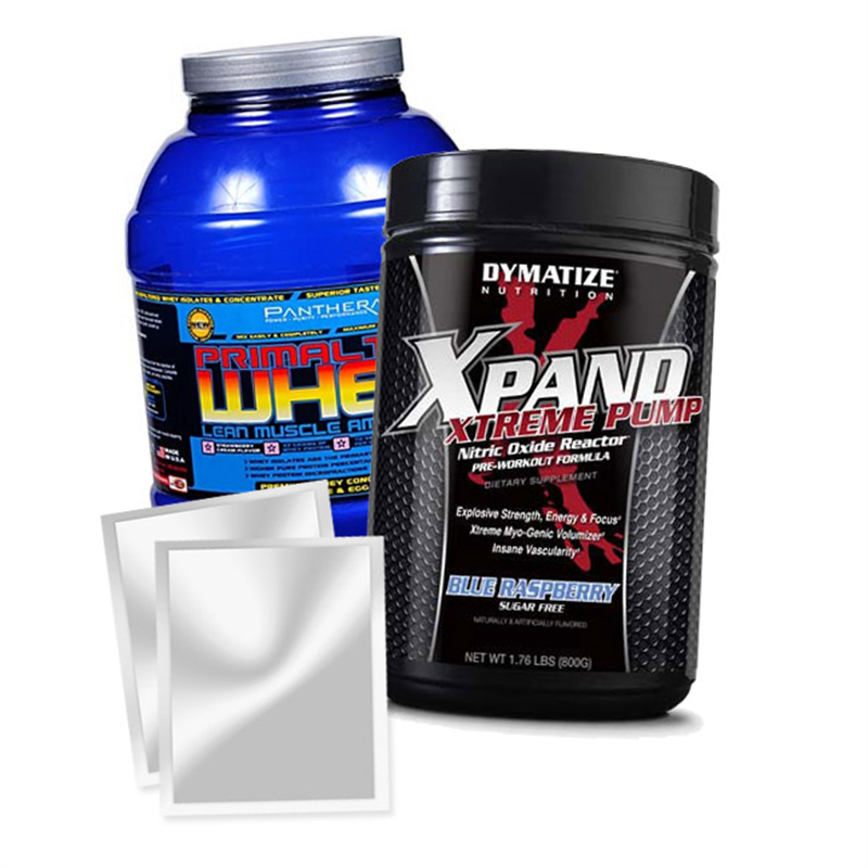 Dymatize Xpand Xtreme Pump + Primaltein whey + 2x próbka