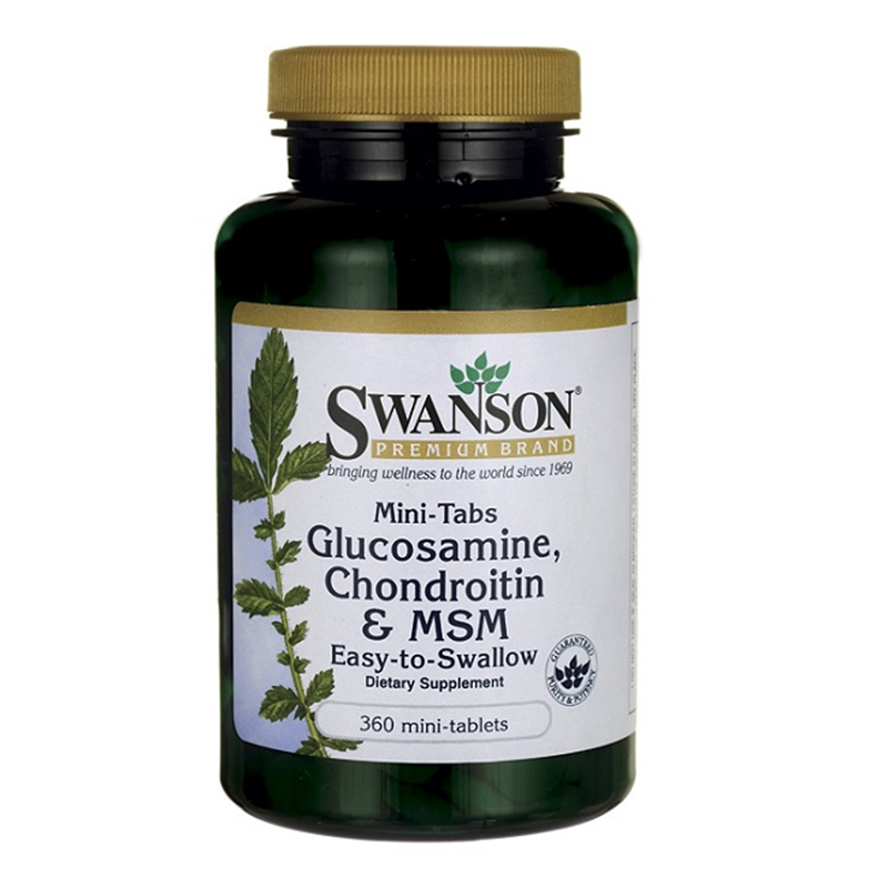 Swanson Mini-Tabs Glucosamine, Chondroitin & MSM