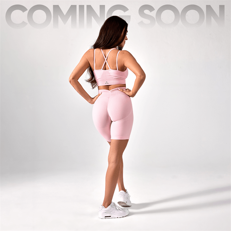 Allwear Szorty Push Up V Back Soft Pink