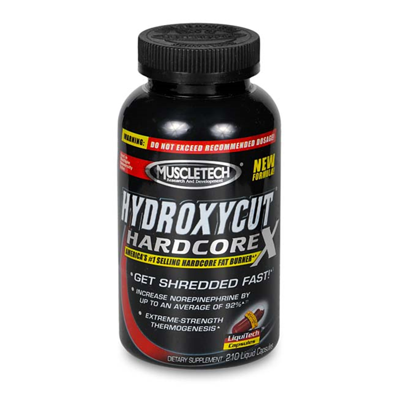 Muscletech Hydroxycut Hardcore X wersja UK