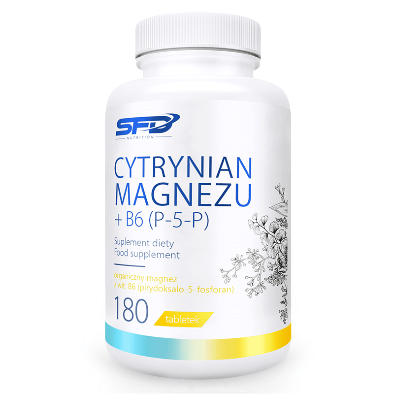 SFD NUTRITION Cytrynian Magnezu + B6(P-5-P)