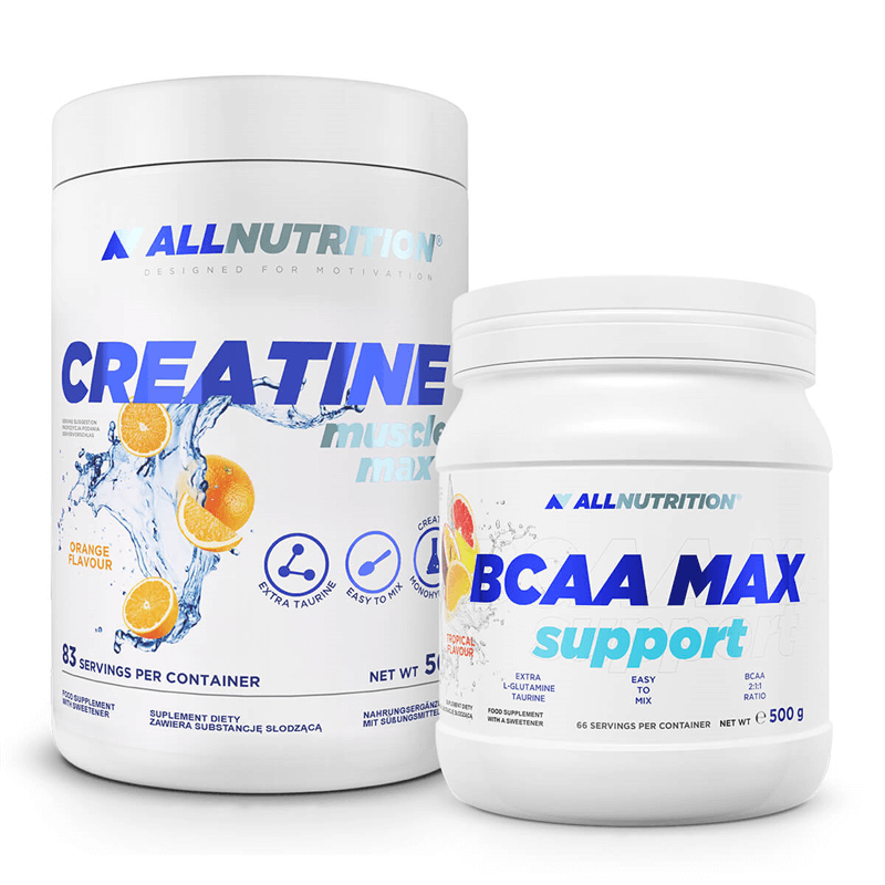ALLNUTRITION Creatine Muscle Max 500g + BCAA Max Support 500g