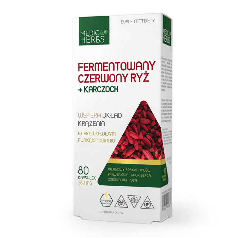 Medica Herbs Fermentowany Czerwony Ryż + Karczoch