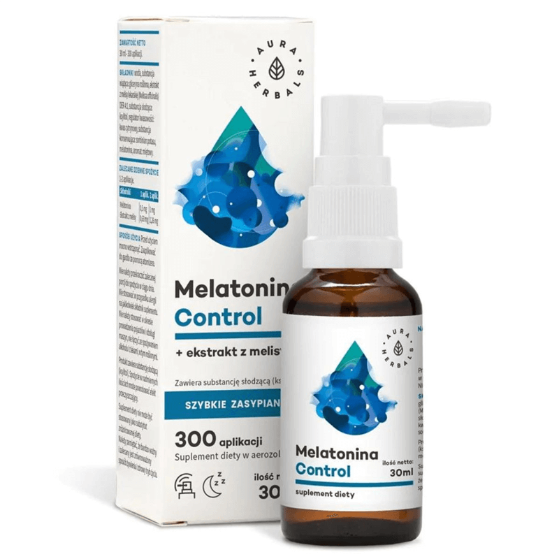 Aura Herbals Melatonina Control + Melisa