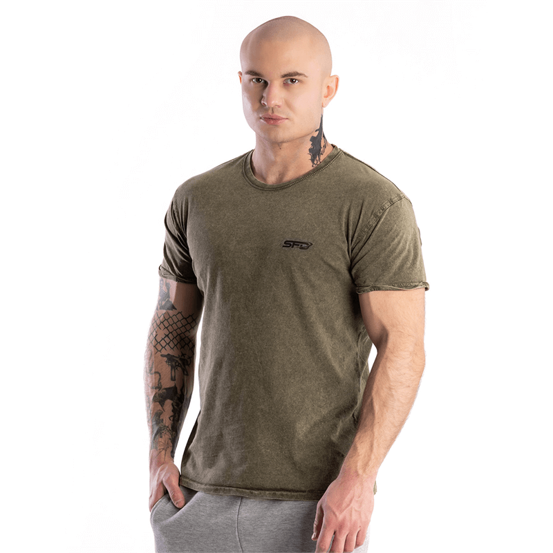 SFD WEAR Męski T-SHIRT Rubbed Green