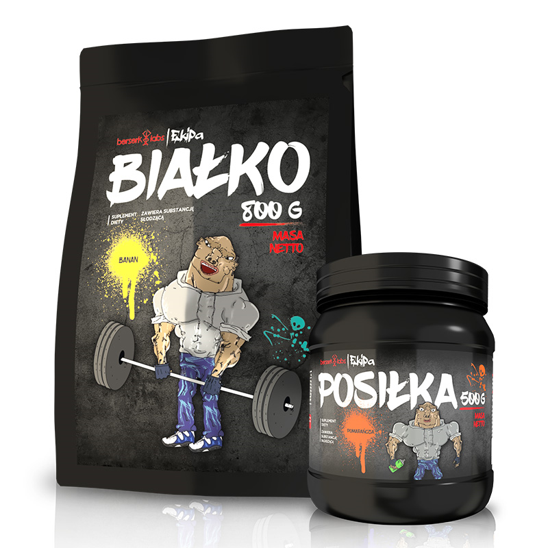 WYPRZEDAŻ KD-BERSERK LABS BIAŁKO+POSIŁKA