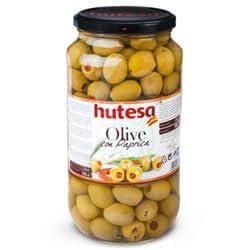 Oliwki zielone faszerowane papryką