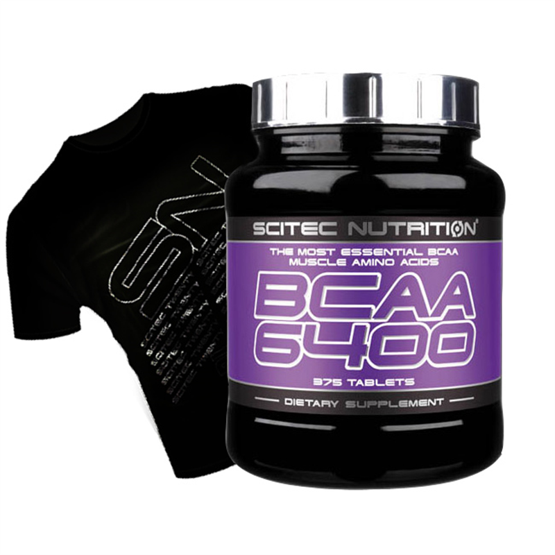 Scitec nutrition Bcaa 6400+Koszulka Scitec