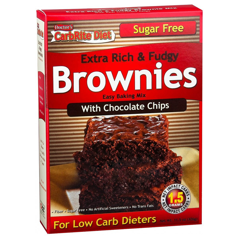 Universal Nutrition CarbRite Diet Brownie  With Chocolate Chip