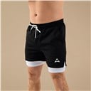 Spodenki 2w1 BLACK-WHITE (1 szt.)