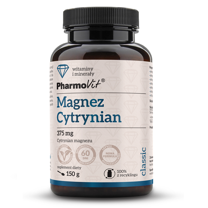 Pharmovit Magnez Cytrynian 375 mg