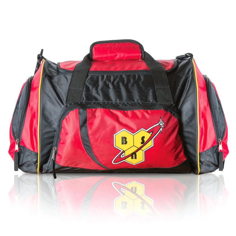 BSN Gym Bag Red Black