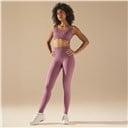Legginsy + Top BASIC DUSTY ROSE (zestaw)