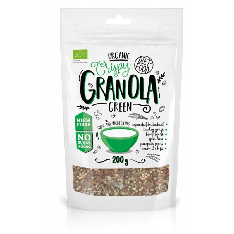 Diet Food Bio Granola Green