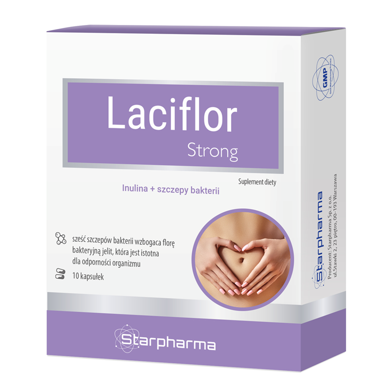 Starpharma LaciflorStrong Probiotyk z Prebiotykiem (Symbiotyk)