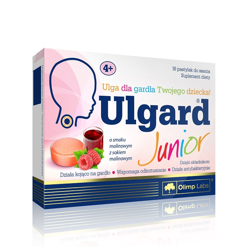 Olimp ULGARD Junior o smaku malinowym z sokiem malinowym
