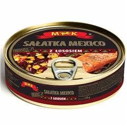 Sałatka meksykańska z łososiem