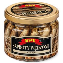 Szproty wędzone w oleju