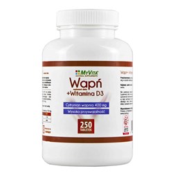 Wapń + Witamina D3 Cytrynian Wapnia