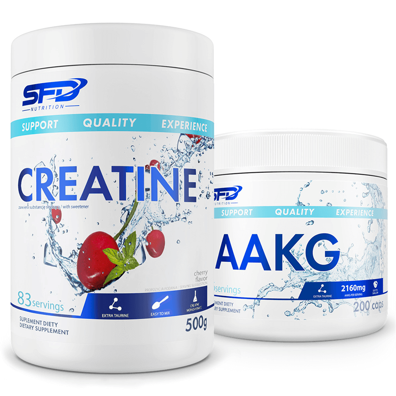 SFD NUTRITION Creatine 500g + AAKG 200caps
