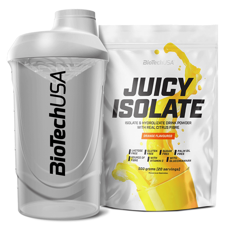 BioTechUSA Juicy Isolate 500g + Shaker Gratis